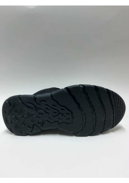 Hakiki Deri Siyah Renk Nubuk Bağcıklı Esnek Kauçuk Tabanlı Dar Kalıp Kışlık Erkek Ayakkabı C-9825005395BULL fırsatları