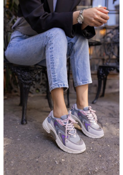 Desire Kadin Gri Lila Geçişli Sneaker fiyatları