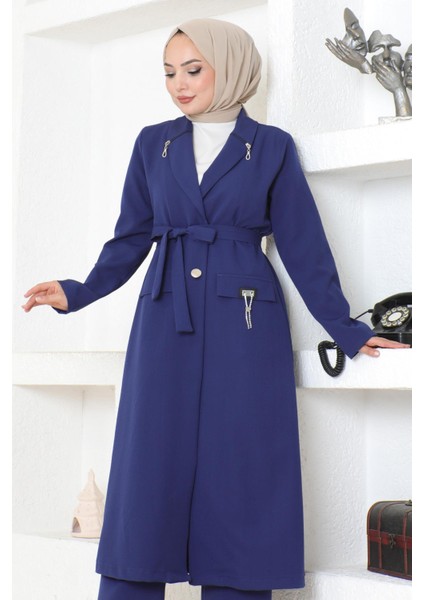 Fermuar Detaylı Takım Indigo 19201 fiyatları