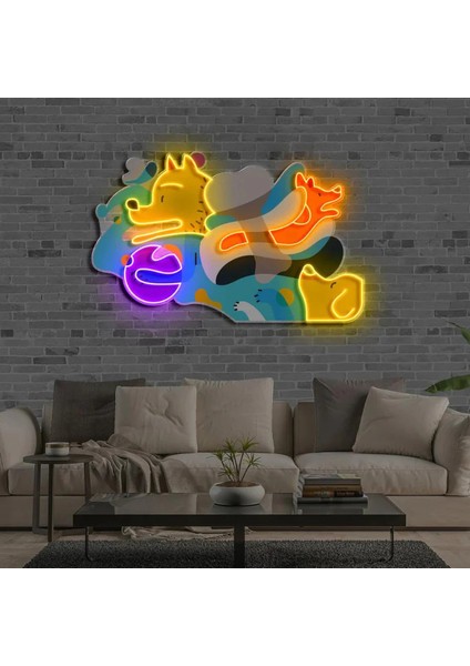Picassso Puppies Neon LED