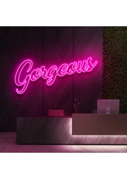 Çift Şeritli Gorgeous Neon LED Yazı