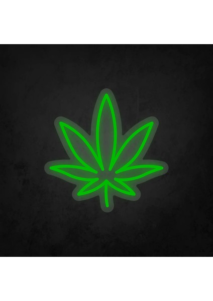 Kenevir Yaprak Neon LED