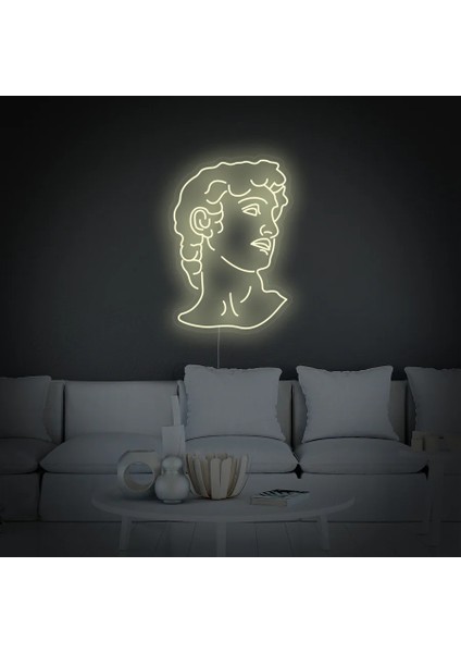 Michelangelo David Neon LED