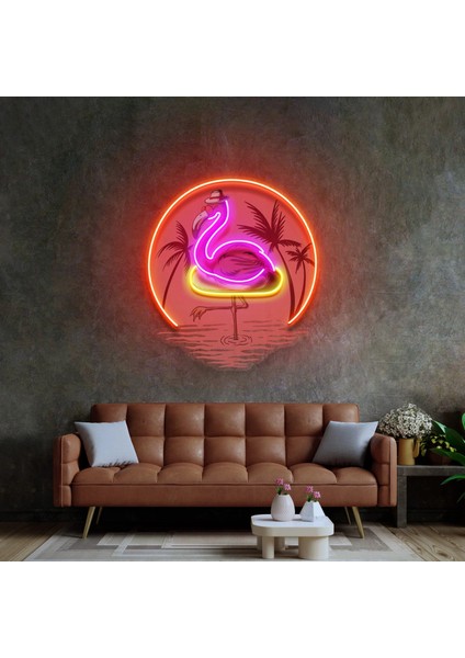 Summer Flamingo Neon LED
