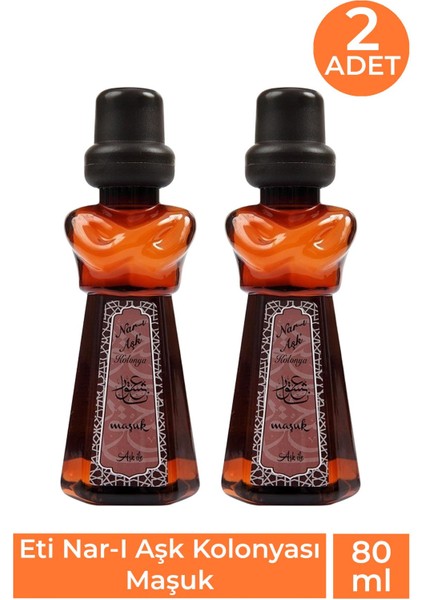 Asfstore Eti Nar-I Aşk Kolonyası Maşuk 80 ml 2 Adet