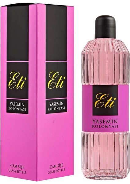 Asfstore Eti Cam Şişe Kolonya Yasemin 325 ml