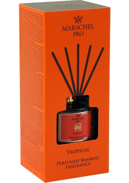Asfstore Marshel Pro Tropical Çubuklu Koku Cam Şişe 165 ml