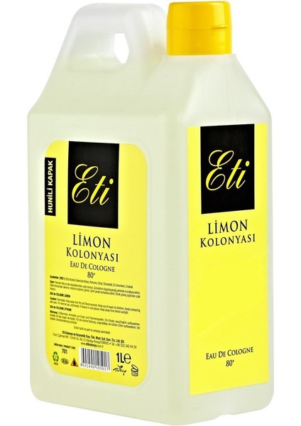 Eti Limon Kolanyası Bidon 1 Lt