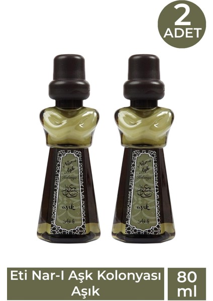 Asfstore Eti Narı Aşk Aşık Kolonya 80 ml 2 Adet