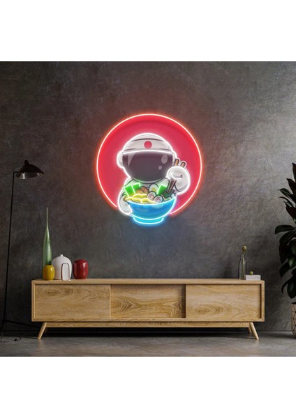 Sushi Yiyen Astronot Neon LED