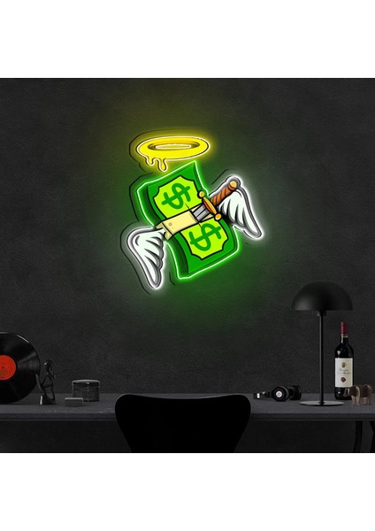 Angel Dollar Neon LED