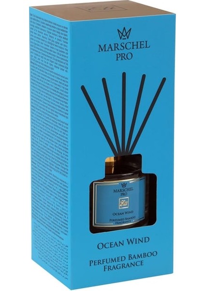 Marshel Pro Ocean Wind Çubuklu Koku Cam Şişe 165 ml