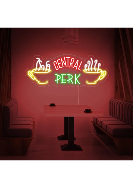 Central Perk Neon LED Yazı