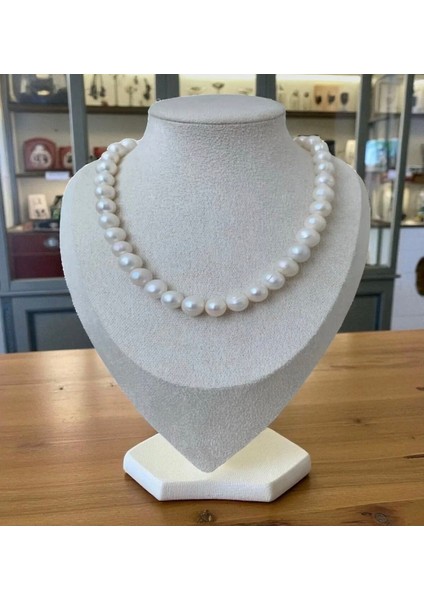 925 Ayar Gümüş Doğal 10MM Inci Kolye Bileklik Set Gelin Düğün Nişan Set fiyatları