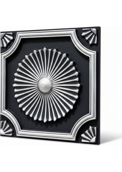 Royal Beyaz Gold Eskitme 45X45 cm Dekoratif Duvar Paneli fırsatları