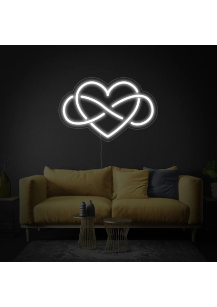 Sonsuzluk Kalbi Neon LED