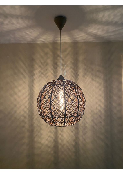 Doğal El Yapımı Bohem-Rustik-Modern-Jüt-Yapımı Sarkıt avize modelleri