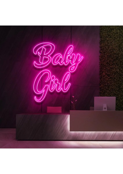 Baby Girl Neon LED Yazı
