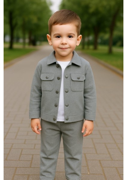 3lü Çocuk Takımı 3iplik Pamuklu Kalın Kışlıkkumaş