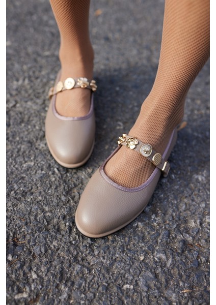 Ricky Kadın Vizon Gercek Deri Babet modelleri