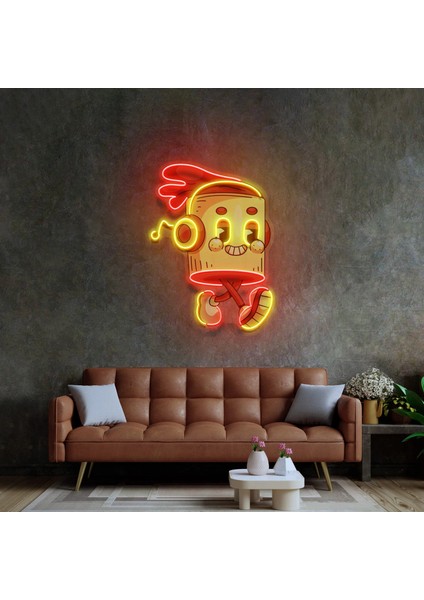Latte Pop Art Neon LED