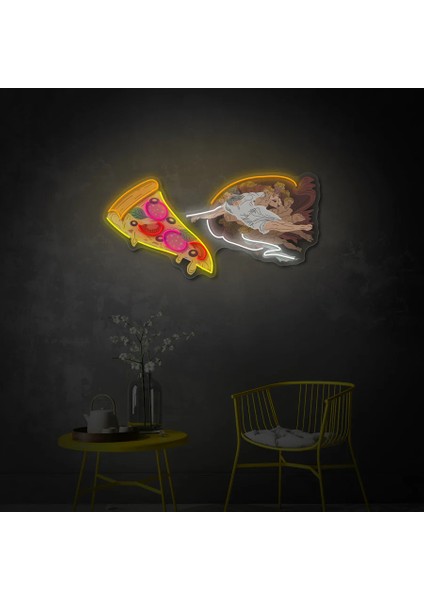 Pizza Tablosu Neon LED
