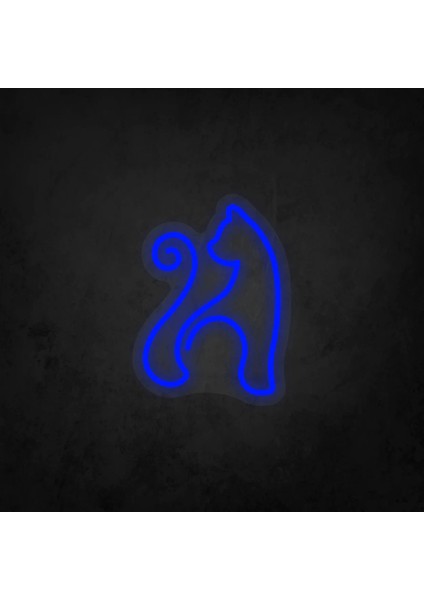 Kedi Logosu Neon LED