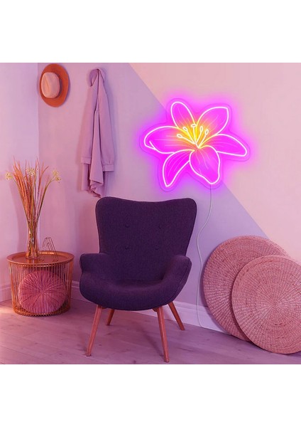 Lily Flower Neon LED