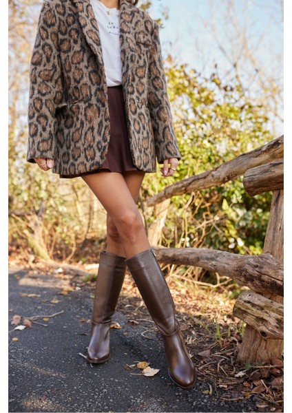 Roads Kadin Siyah Gercek Deri Çizme indirimleri