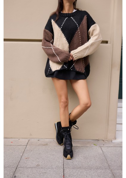 Carmira Kadin Siyah Gercek Suet Boksor Sneaker Bot