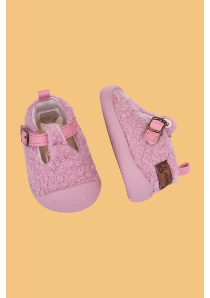 Togo Kız Çocuk ve Bebek Pembe Günlük Babet Ayakkabısı - Ortopedik, Kaymaz Rahat ve Esnek Taban fırsatları