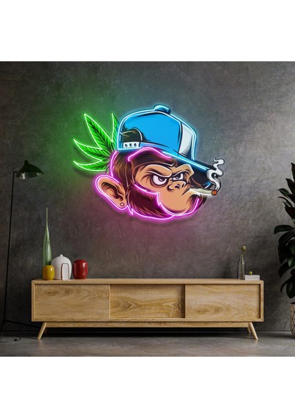 Yaramaz Maymun Neon LED