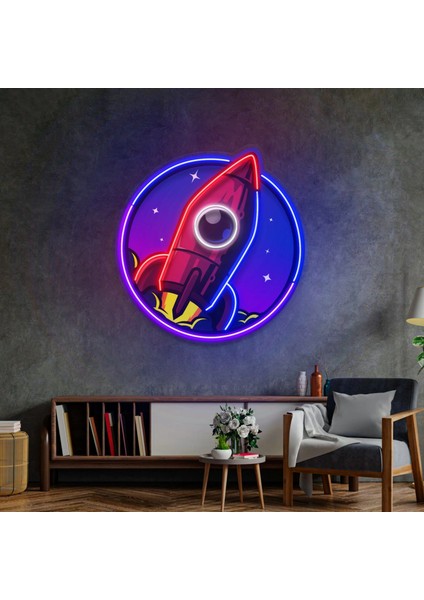 Uzay Gemisi Neon LED