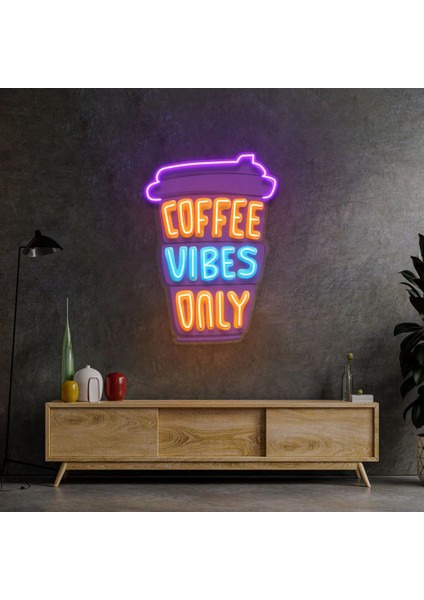 Sadece Kahve Vibes Neon LED