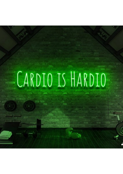 Kardiyo Zordur Spor Salonları Için Neon LED Yazı