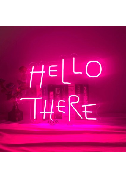 Hello There Neon LED Yazı