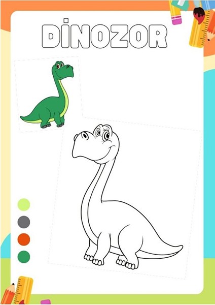 Çocuklar Için Kodlarla Hayvan Boyama Kitabı (50 Hayvan Boyama) modelleri