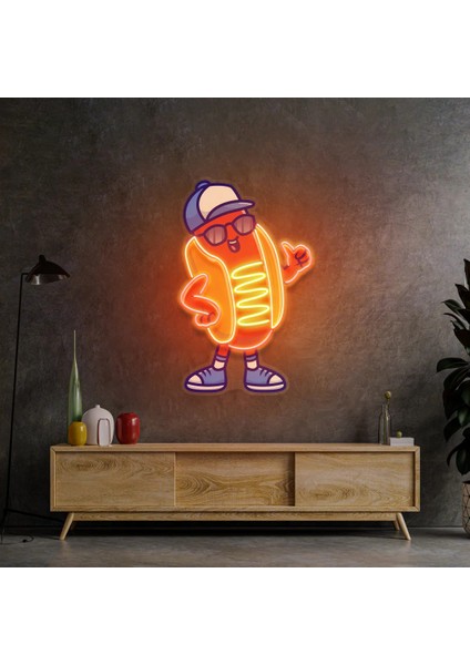 Sportie Hot Dog Neon LED