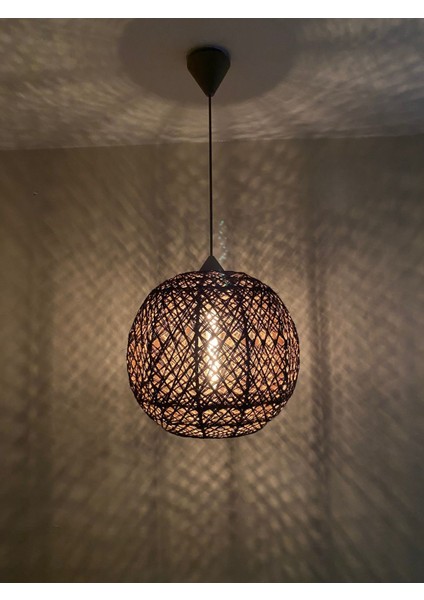 Doğal El Yapımı Bohem-Rustik-Modern-Jüt-Yapımı Sarkıt Avize modelleri