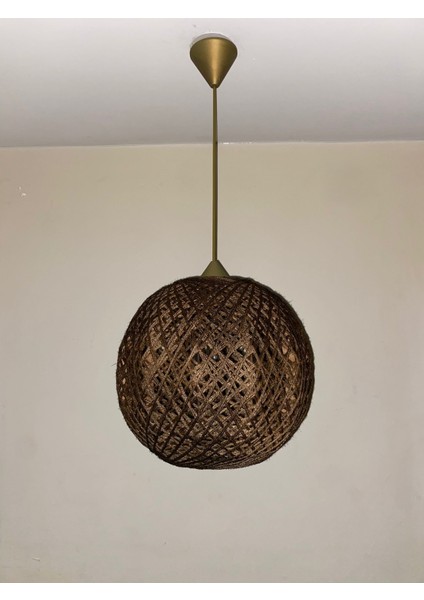 Doğal El Yapımı Bohem-Rustik-Modern-Jüt-Yapımı Sarkıt Avize fırsatları