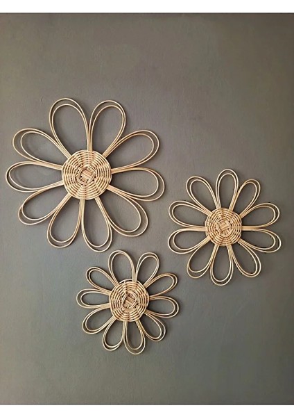 Rattan Bambu Hasır Duvar Süsü