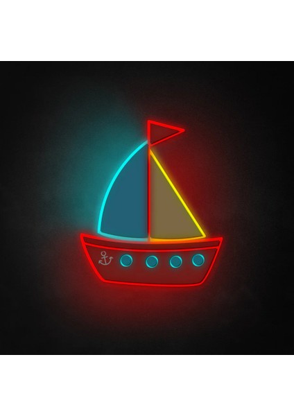 Yelken Gemi Neon LED