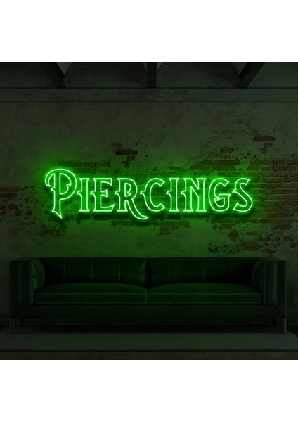 Piercings Neon LED Yazı