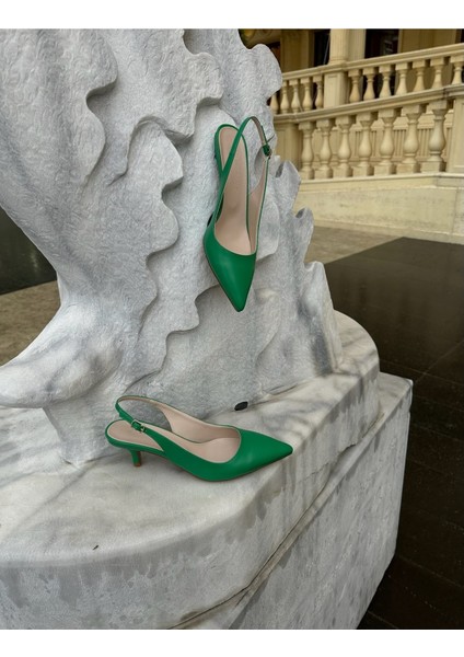 Raquel Kadin Çimen Yeşili Topuklu Ayakkabi indirimleri