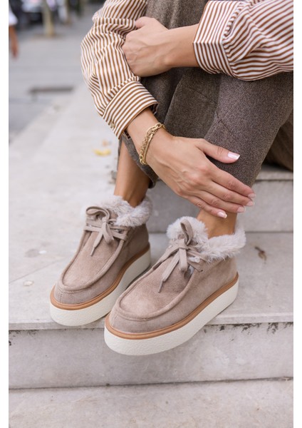 Paula Kadın Vizon Gerçek Suet Bot indirimleri