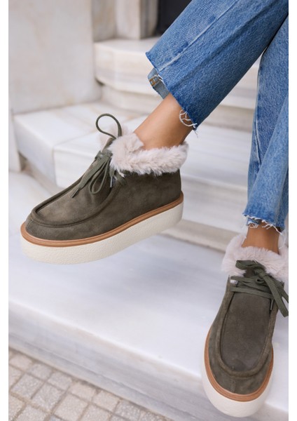 Paula Kadın Vizon Gerçek Suet Bot fiyatları