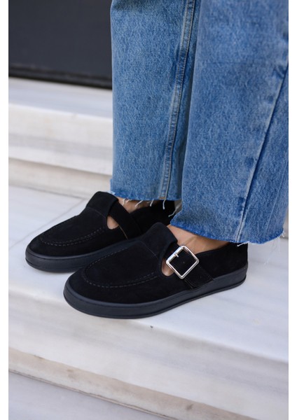 Carmen Kadın Taba Tutun Gercek Suet Loafer Ayakkabi