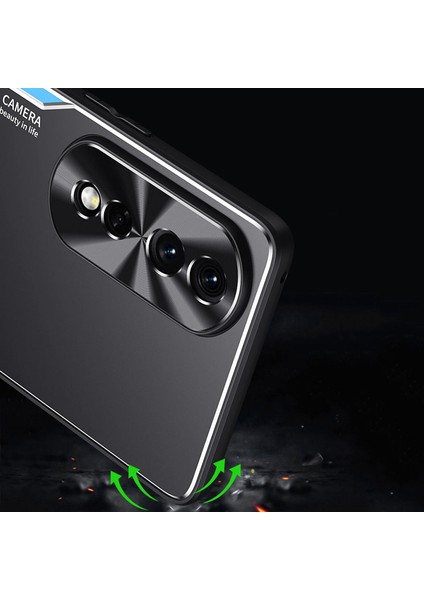 Honor 80 Pro Kılıfı,elektroliz Kaplama Metal Arka Panel + Yumuşak Tpu Tampon Çift Darbeye Dayanıklı Kılıf-Mavi (Yurt Dışından) indirimleri