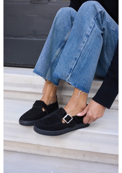 Carmen Kadın Taba Tutun Gercek Suet Loafer Ayakkabi
