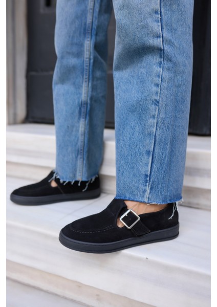 Carmen Kadın Taba Tutun Gercek Suet Loafer Ayakkabi